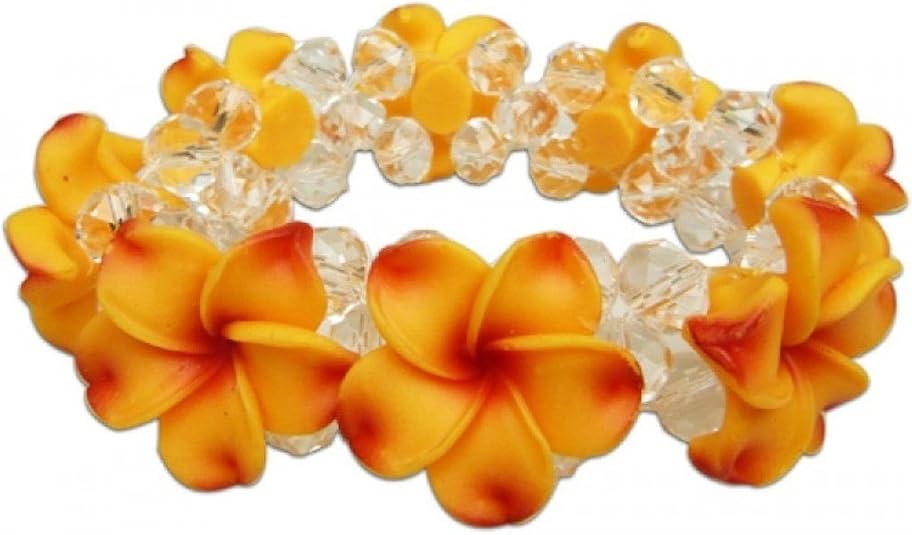 Plumeria Flower Bracelet