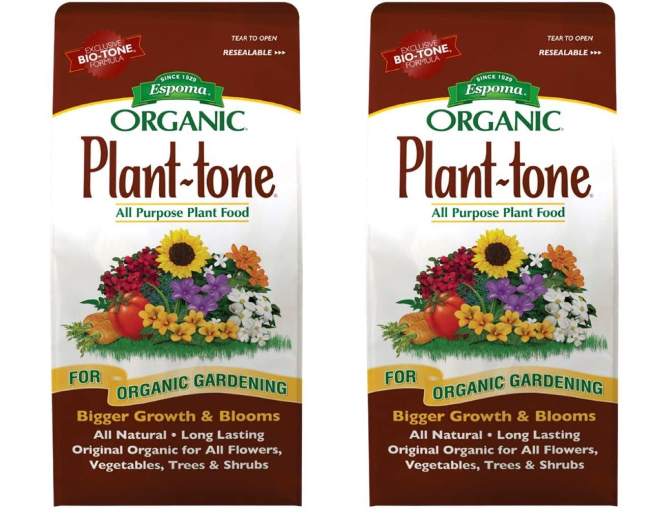 Organic Plant-Tone 5-3-3 Natural & Organic All Purpose Plant Food; 4 lb. Bag