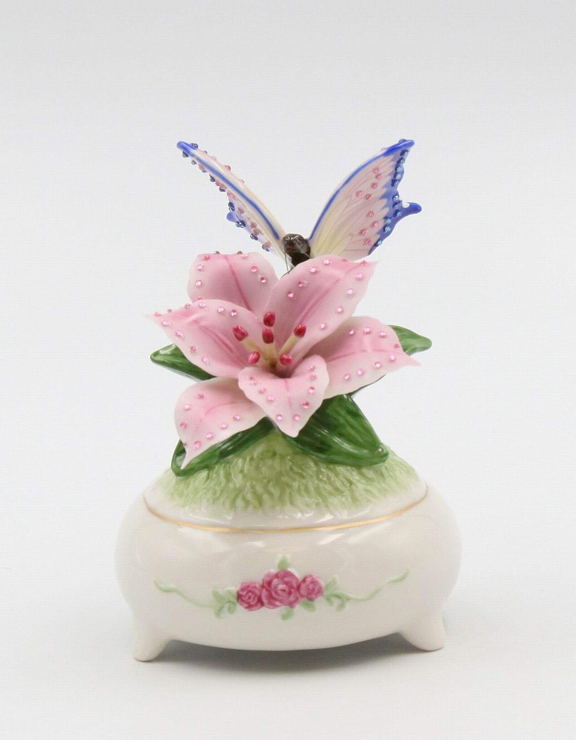 Stargazer Lily Music Box