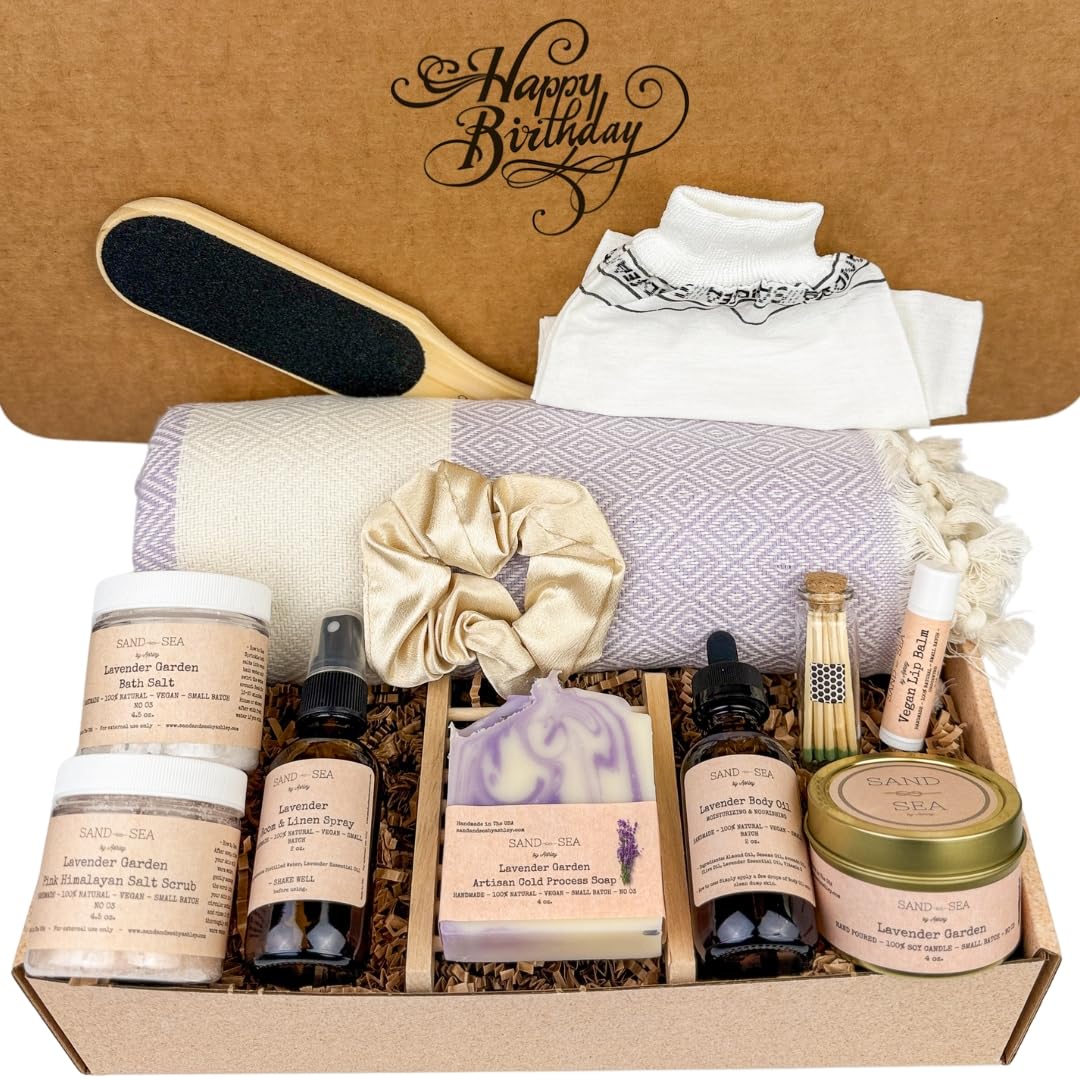 Lavender Flower Gift Box