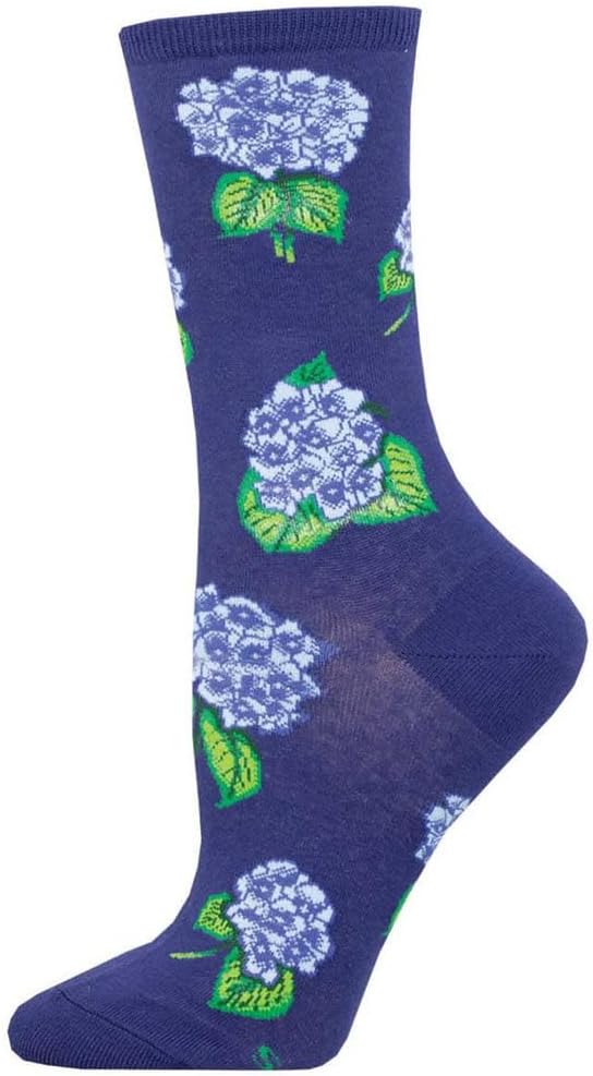 Hydrangea Crew Socks