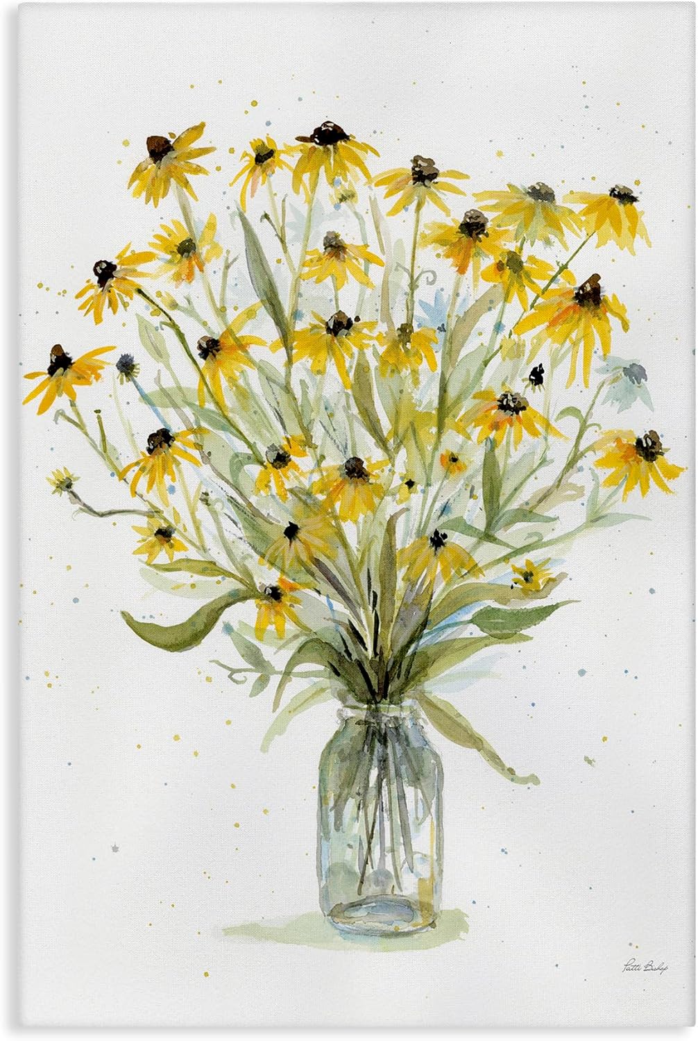 Black Eyed Susan Canvas Wall Art