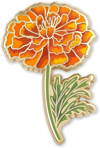 Marigold Enamel Pin