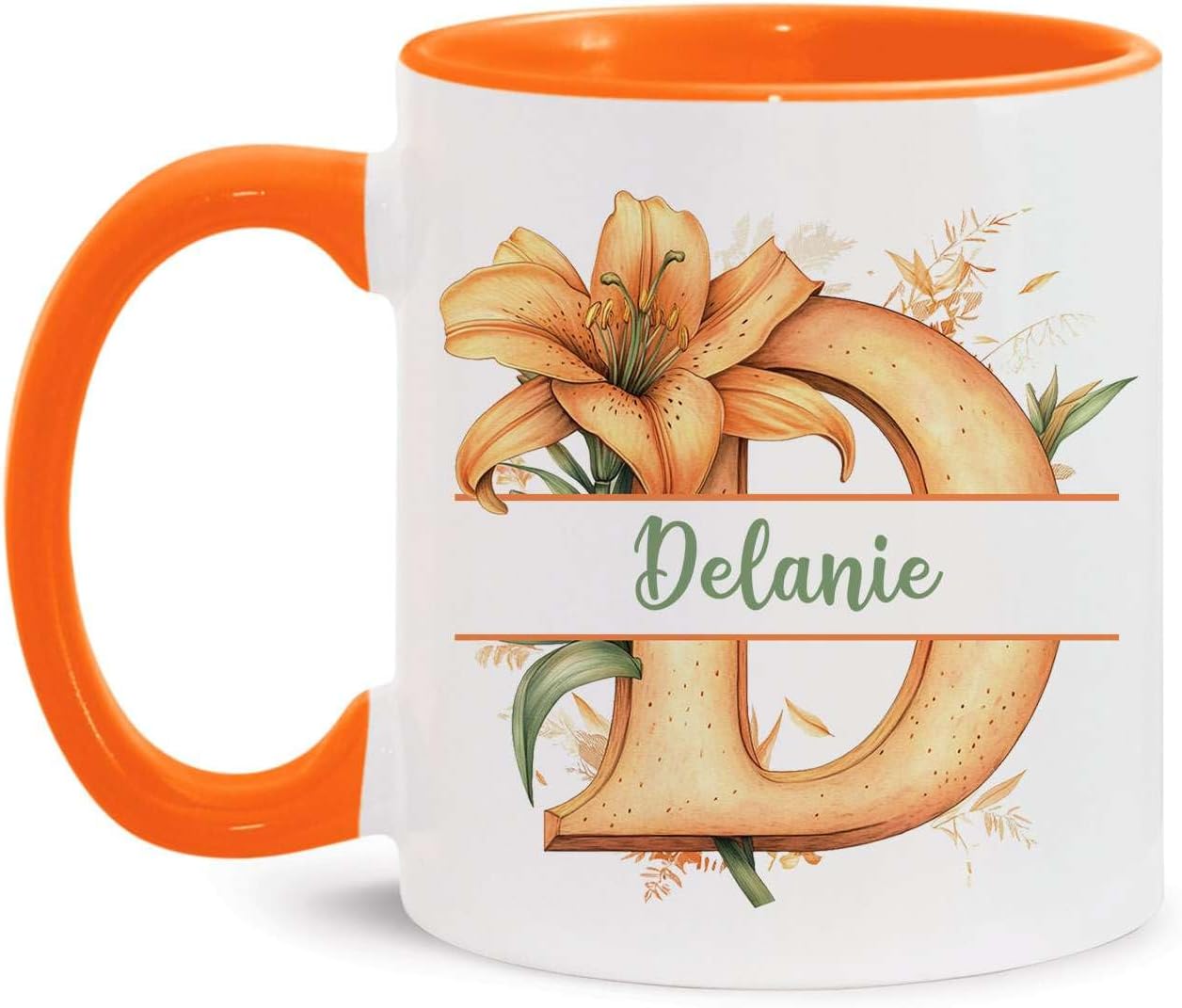 Orange Lily Coffee Mug