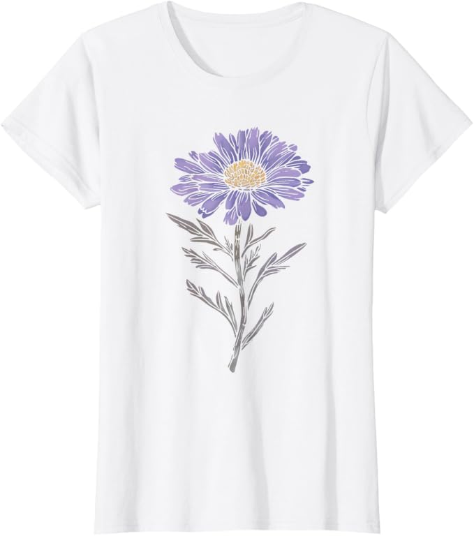 Aster Flower T-Shirt