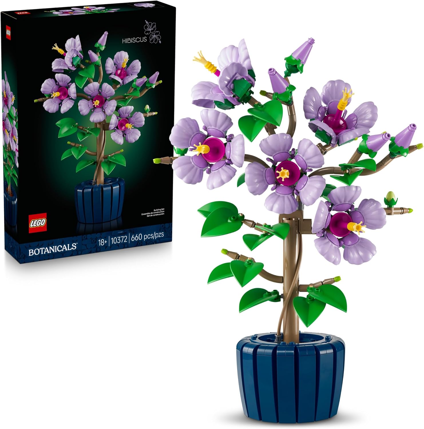 Hibiscus Lego Building Block Set