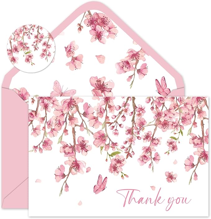 Wisteria Thank You  Cards