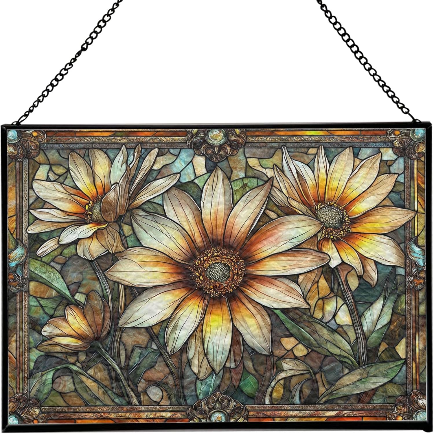 Flowering Gazania Suncatcher