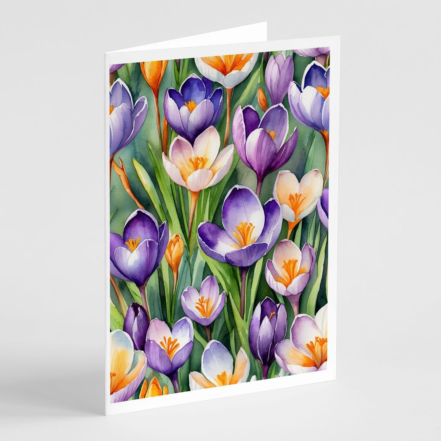 Crocus Flower Note Cards (set of 8)