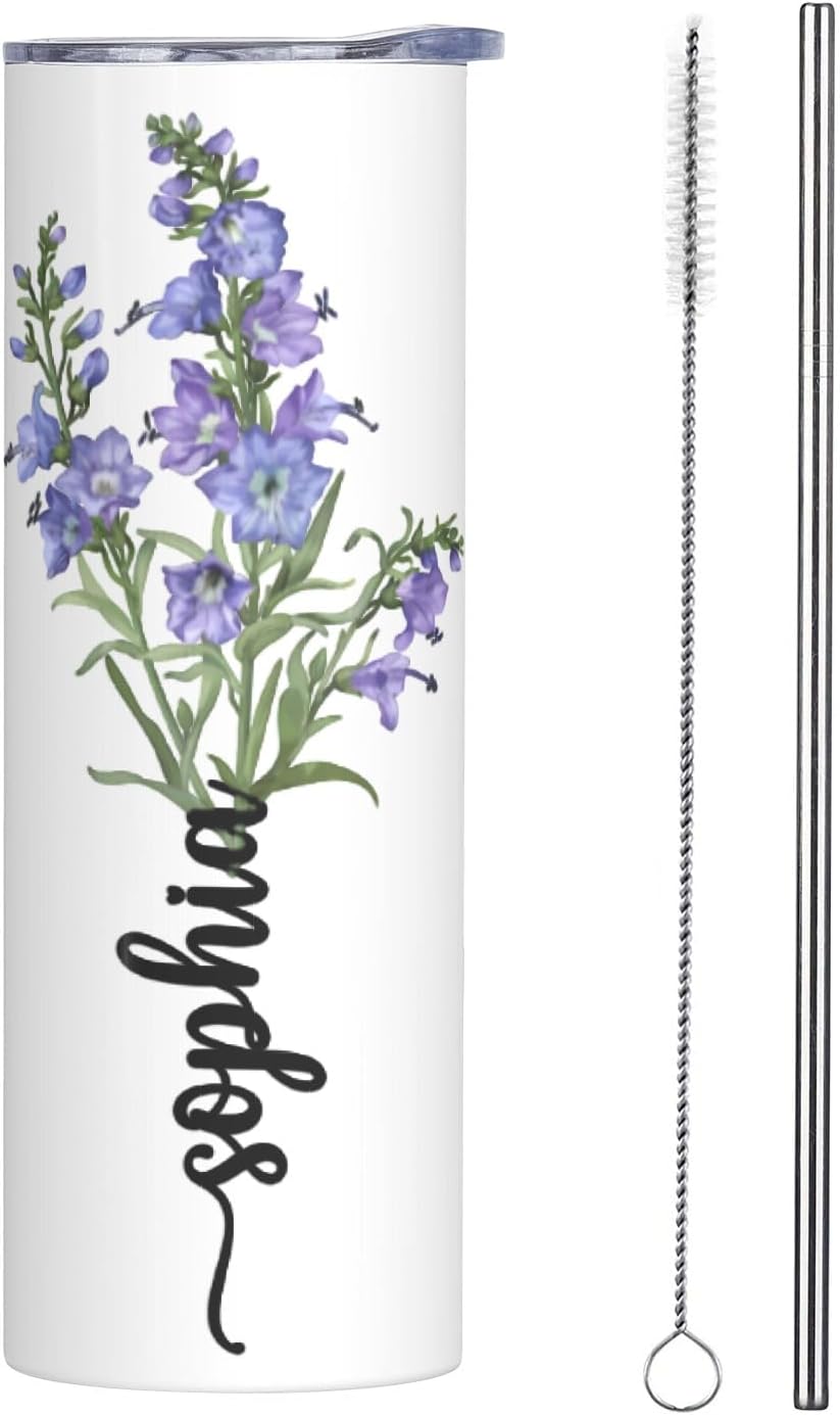 Delphinium Drink Tumbler