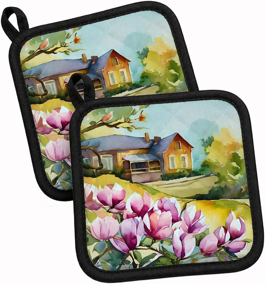 Magnolia Flower Pot Holders