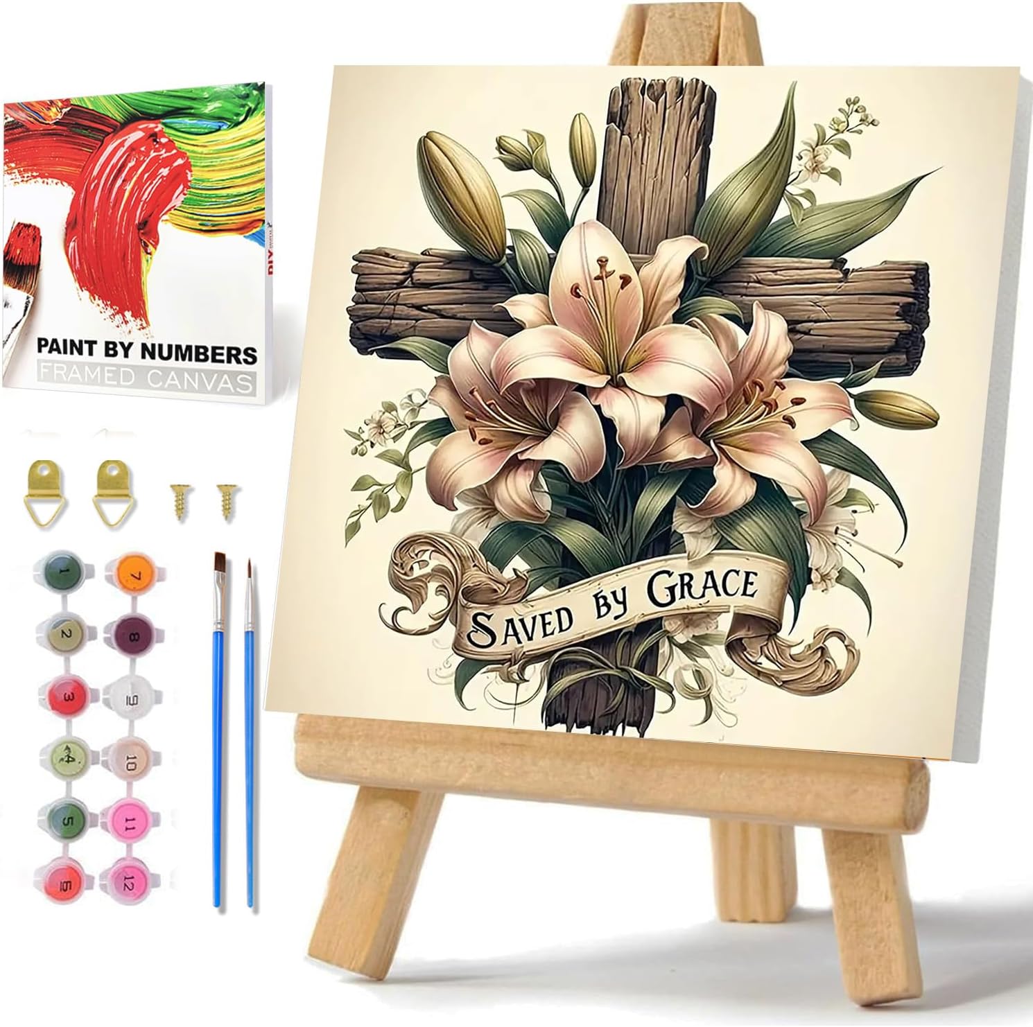 Lily Paint by Number Kit