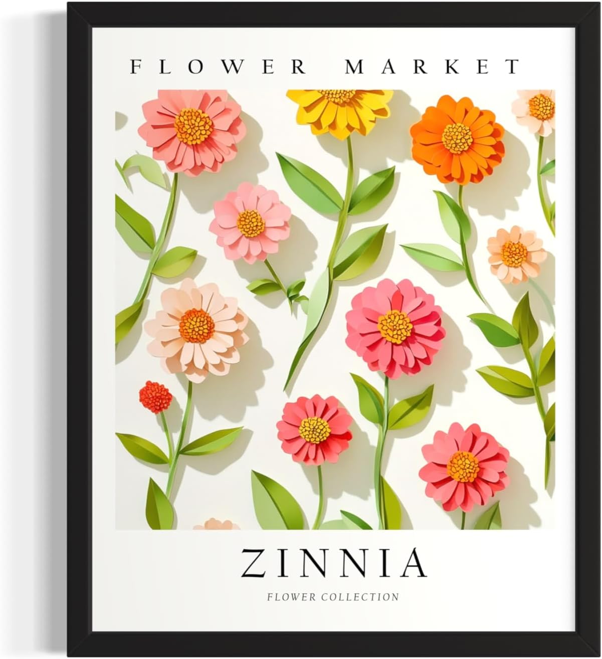 Zinnia Poster Print