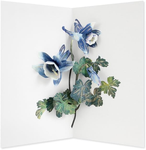 Pop Up Columbine Greeting Card