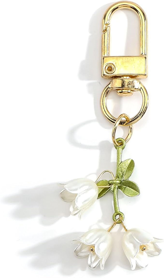 Lily of the Valley Keychain