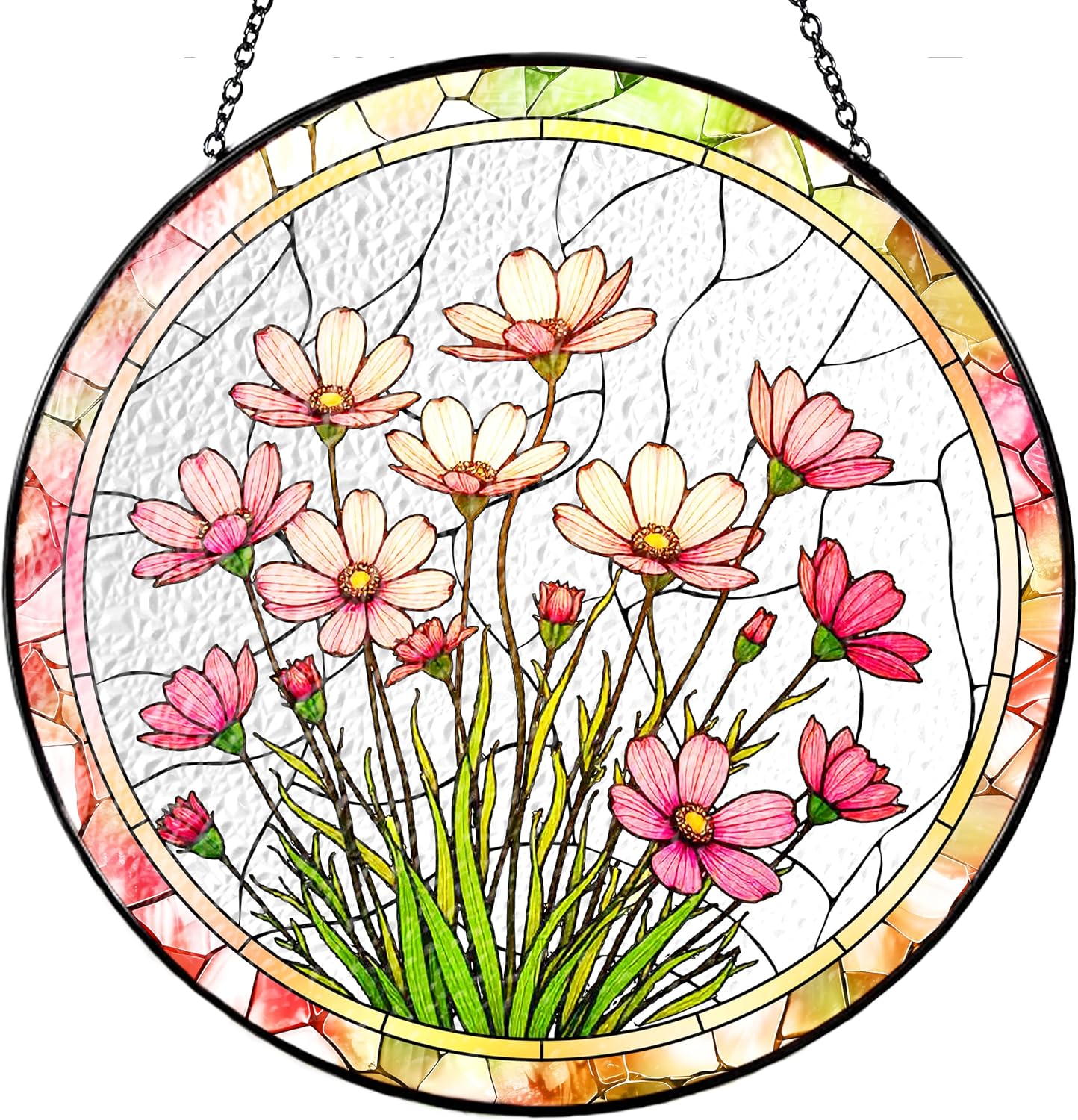 Cosmos Flower Suncatcher