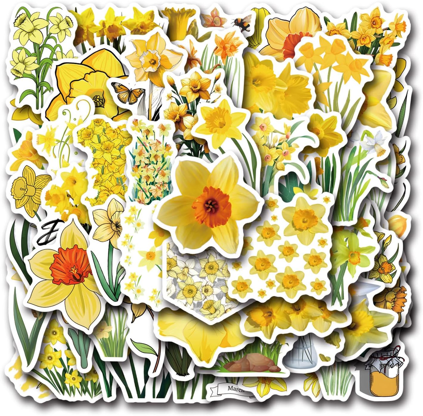 Daffodil Stickers