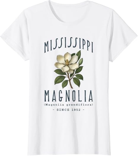 Mississippi Magnolia Flower T-Shirt