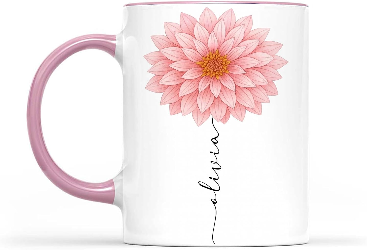 Dahlia Flower Coffee Mug