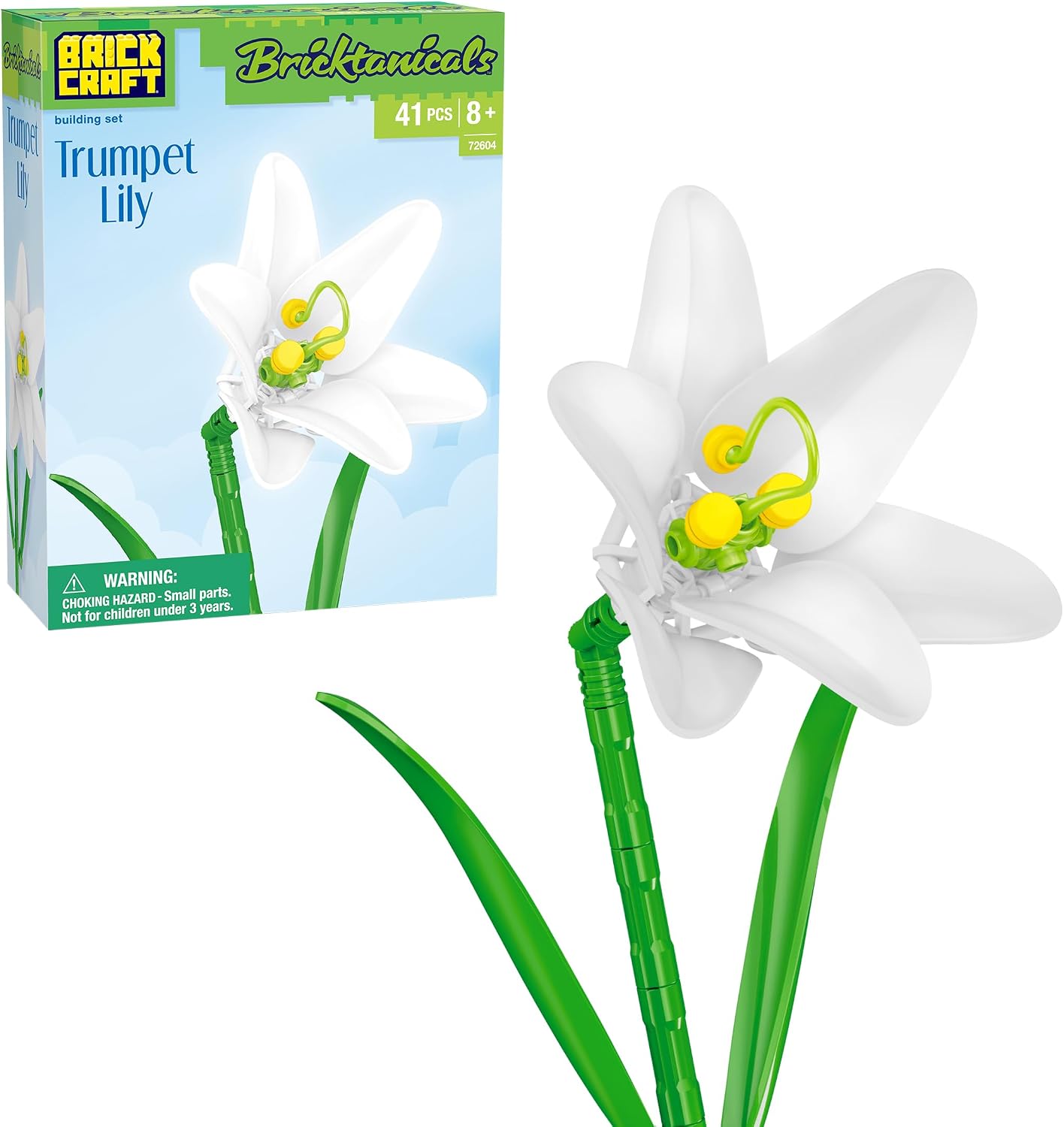 Trumpet Lily Flower Building Blocks