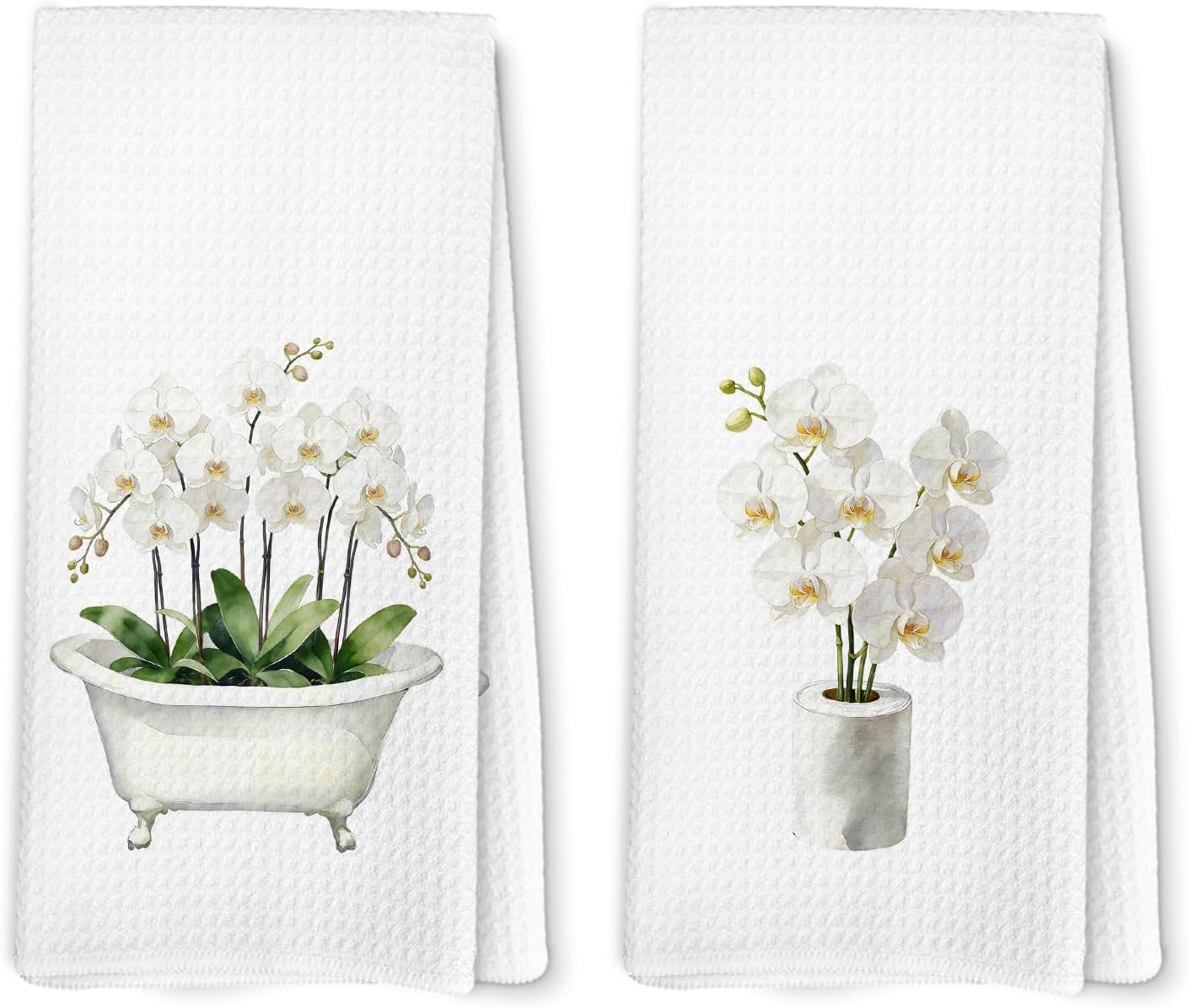 Bathroom Hand Towels Set of 2