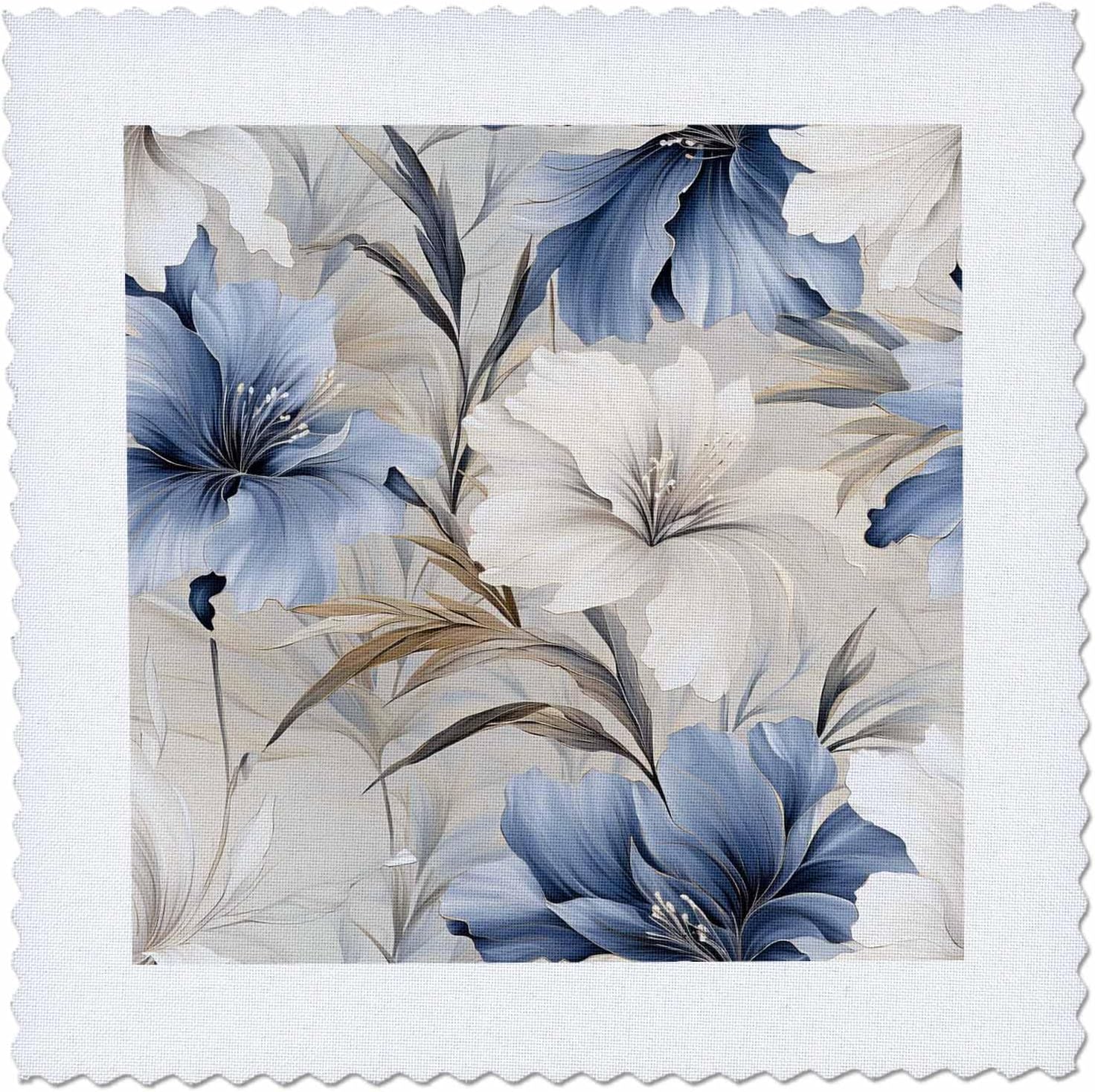 Dianthus Flower Quilt Square