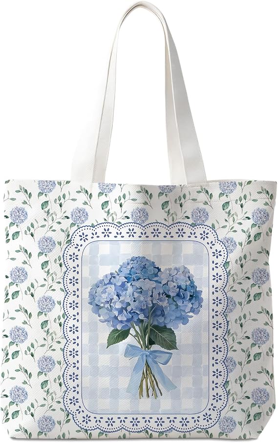 Hydrangea Flower Tote Bag