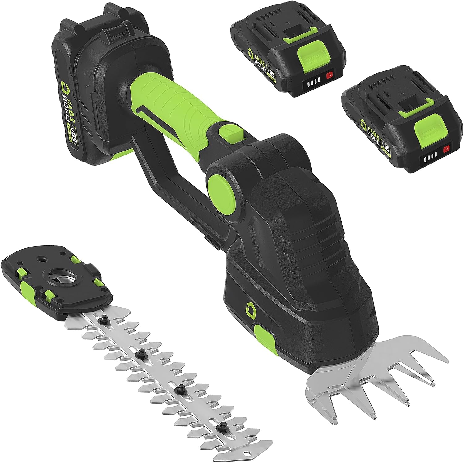 Cordless 2-in-1 Hedge Trimmer & Lawn Shear, 20V Lithium