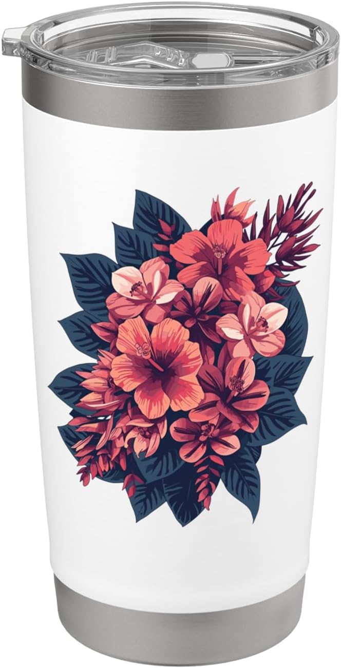 Hibiscus Travel Mug