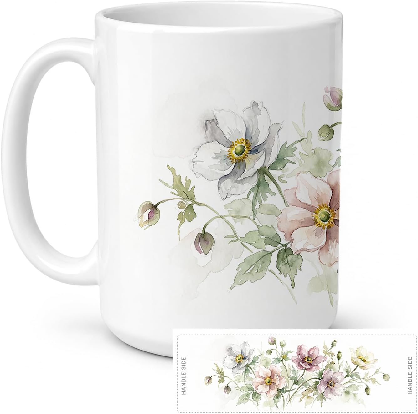 Anemone Flower Coffee Mug