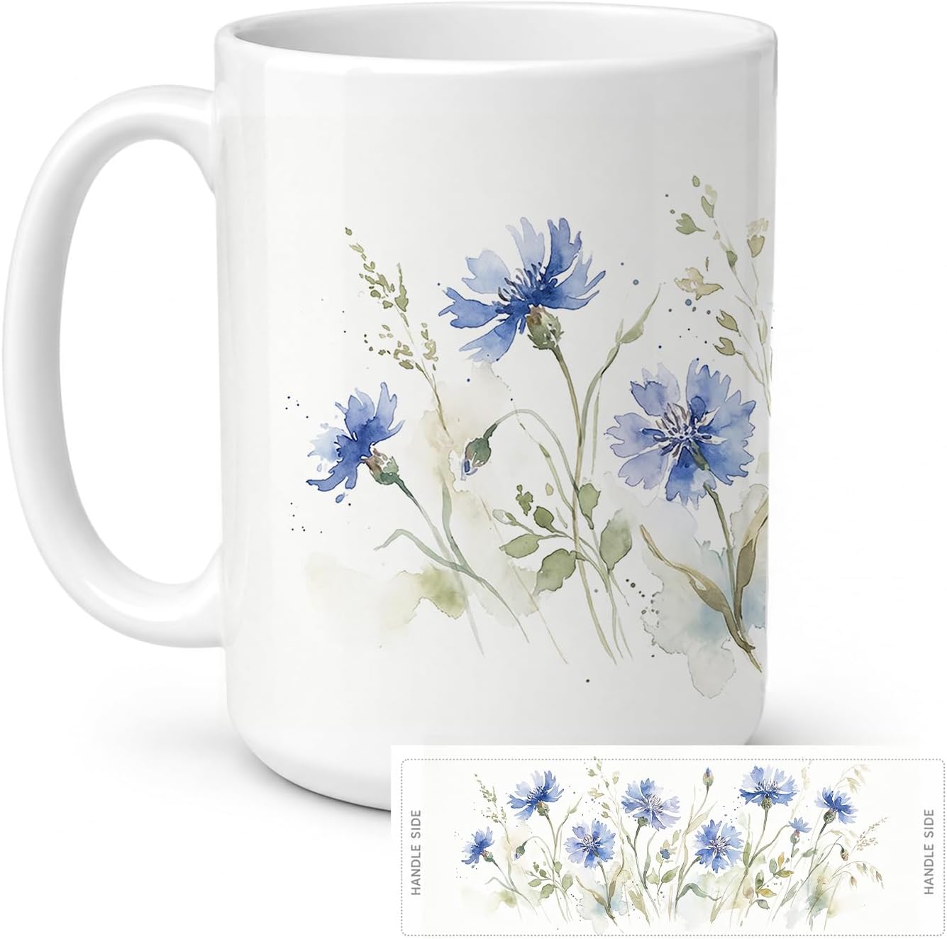 Cornflower Coffee Mug