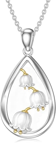 Sterling Silver Lily of the Valley Necklace