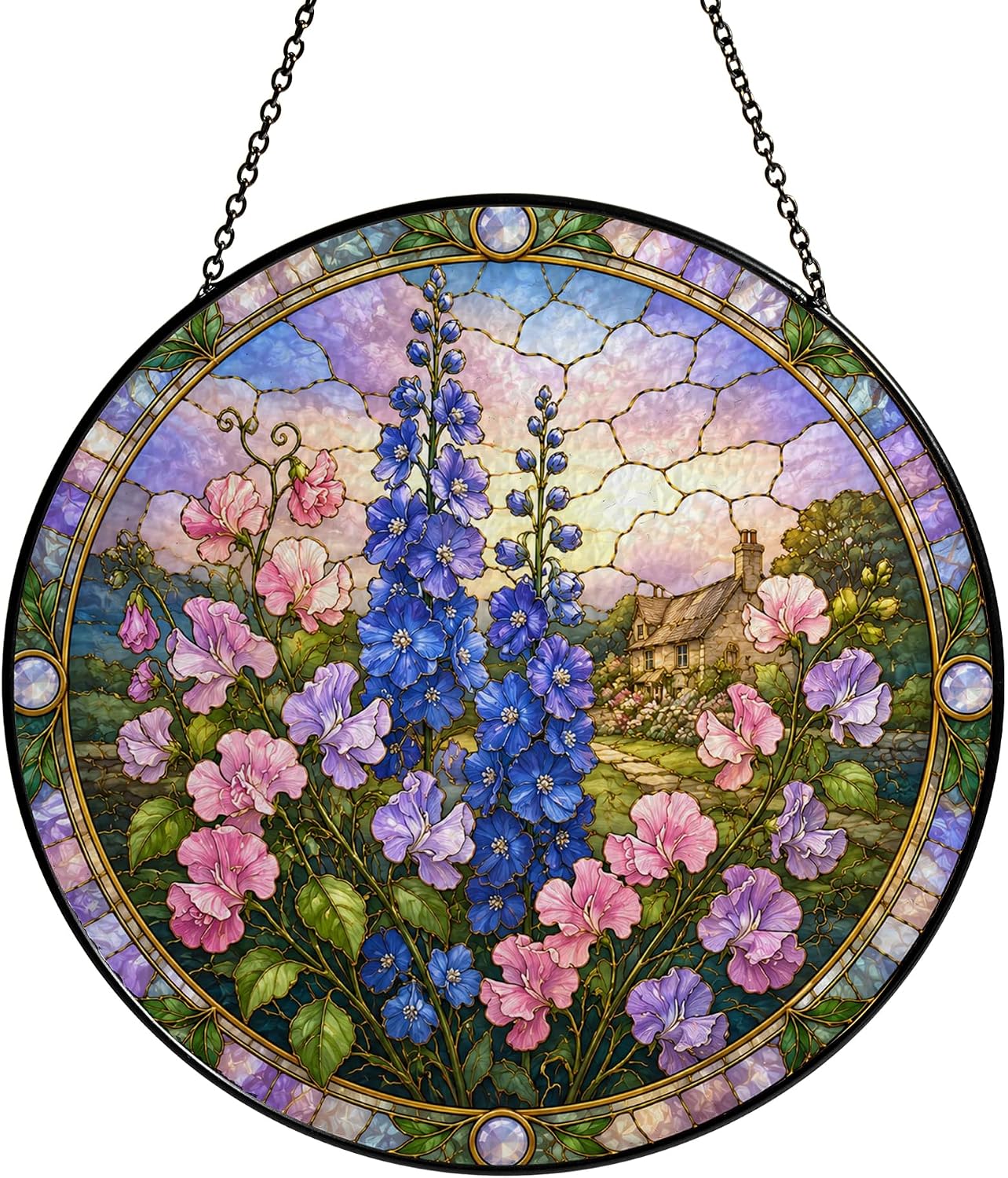 Delphinium Suncatcher
