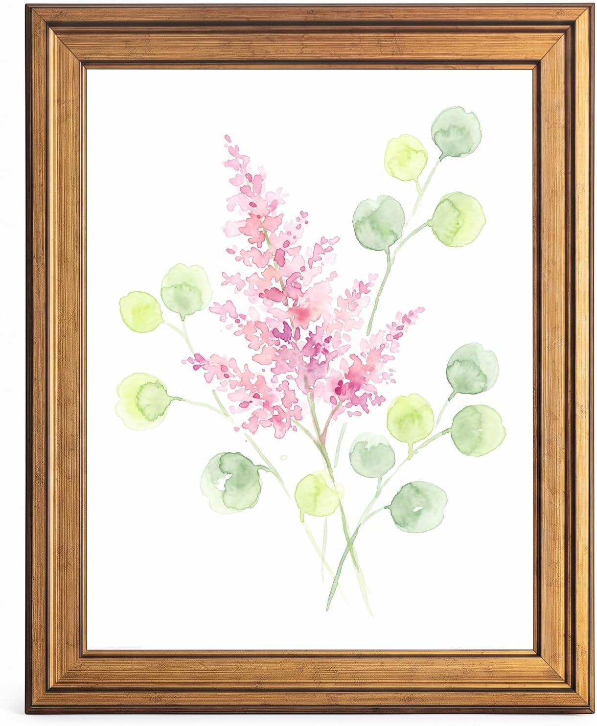 Framed Astilbe Flower Wall Art